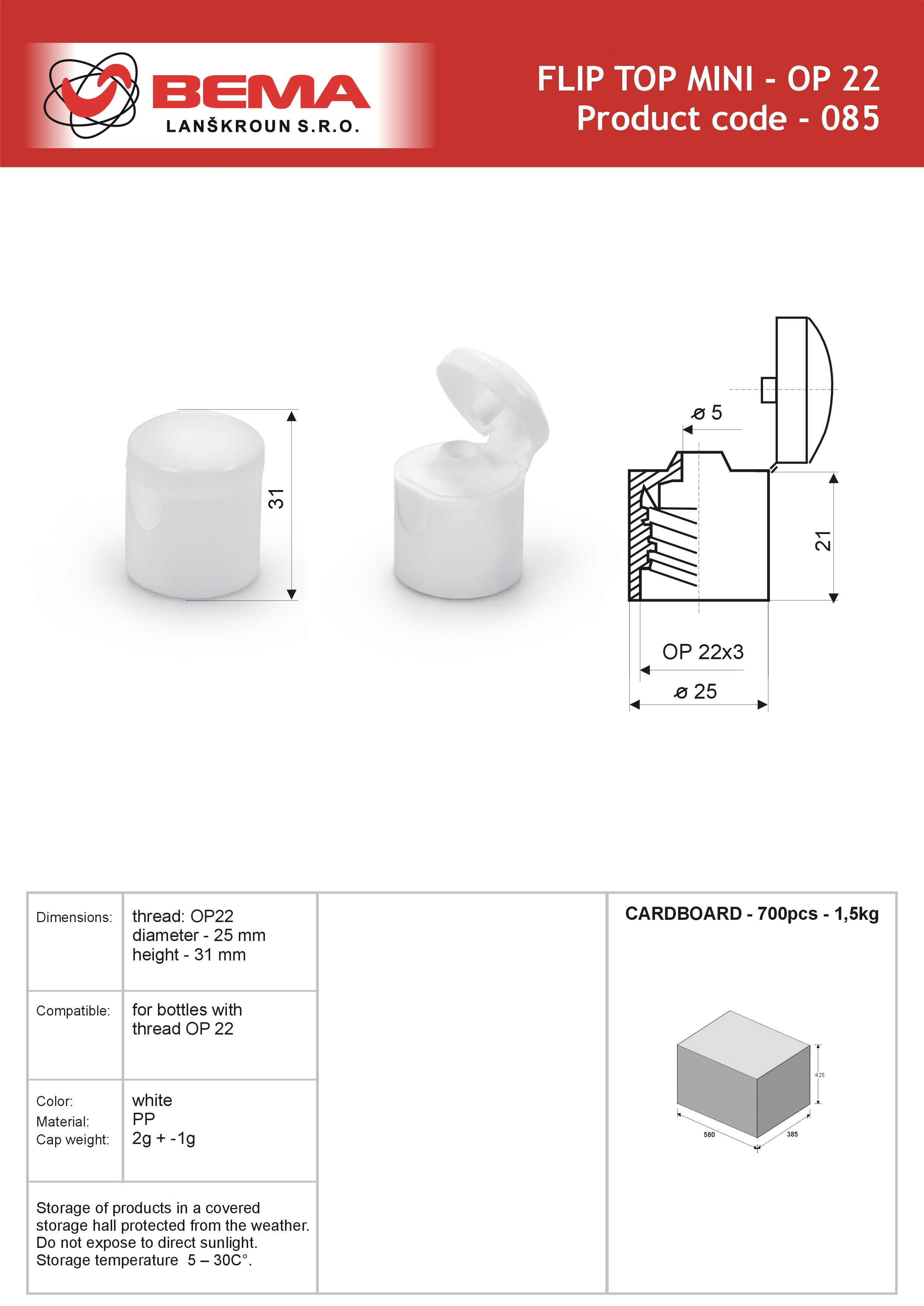 FLIP TOP MINI OP22 7-1-2021